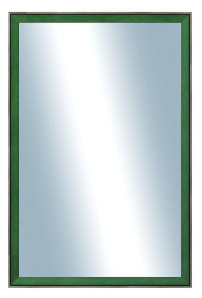 DANTIK - Zrkadlo v rámu, rozmer s rámom 40x60 cm z lišty Inclinata colori zelená (3138)