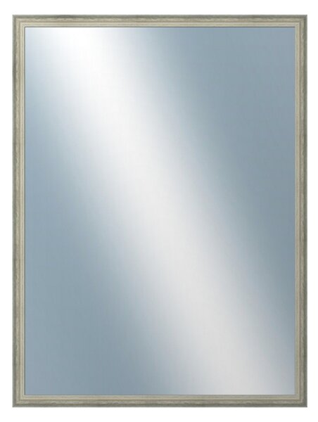 DANTIK - Zrkadlo v rámu, rozmer s rámom 60x80 cm z lišty DELFINO strieborná (2897)