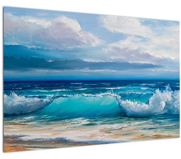 Obraz - Morské vlny (90x60 cm)
