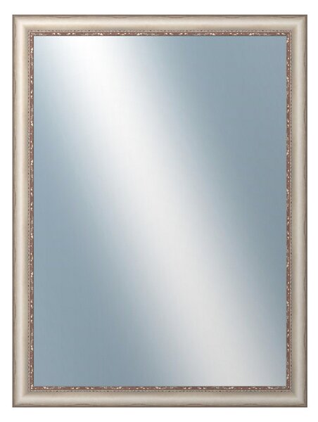 DANTIK - Zrkadlo v rámu, rozmer s rámom 60x80 cm z lišty PROVENCE biela (2652)
