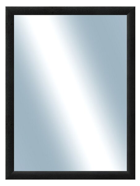 DANTIK - Zrkadlo v rámu, rozmer s rámom 60x80 cm z lišty LEDVINKA čierna (1446)