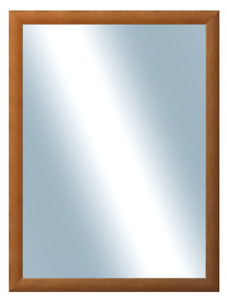 Zrkadlo v rámu Dantik 60x80cm z lišty LEDVINKA svetlo hnedá (1440)