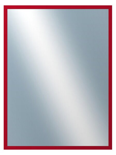 DANTIK - Zrkadlo v rámu, rozmer s rámom 60x80 cm z lišty PERLA červená lesklá (2878)