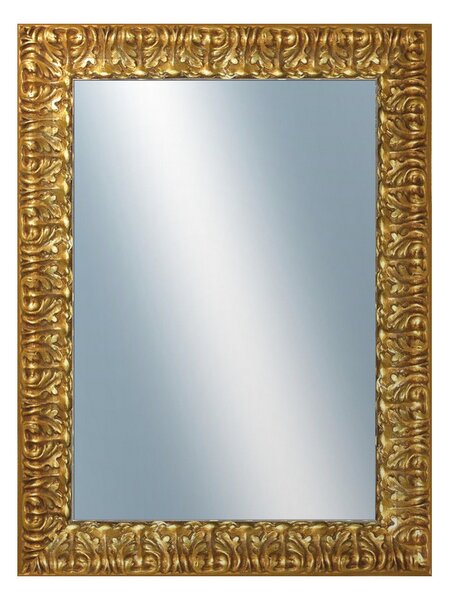 DANTIK - Zrkadlo v rámu, rozmer s rámom 60x80 cm z lišty ZVRATNÁ ozdobná zlatá (2888)