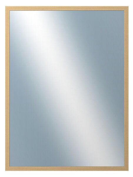 DANTIK - Zrkadlo v rámu, rozmer s rámom 60x80 cm z lišty KASSETTE jaseň (2860)