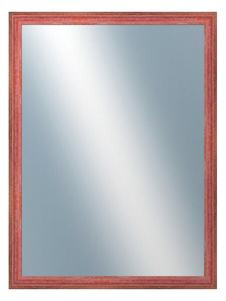 Zrkadlo v rámu Dantik 60x80cm z lišty LYON červená (2707)