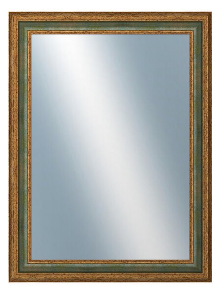 DANTIK - Zrkadlo v rámu, rozmer s rámom 60x80 cm z lišty HRAD zelená (3005)