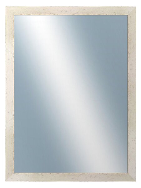 DANTIK - Zrkadlo v rámu, rozmer s rámom 60x80 cm z lišty RETRO biela (2531)