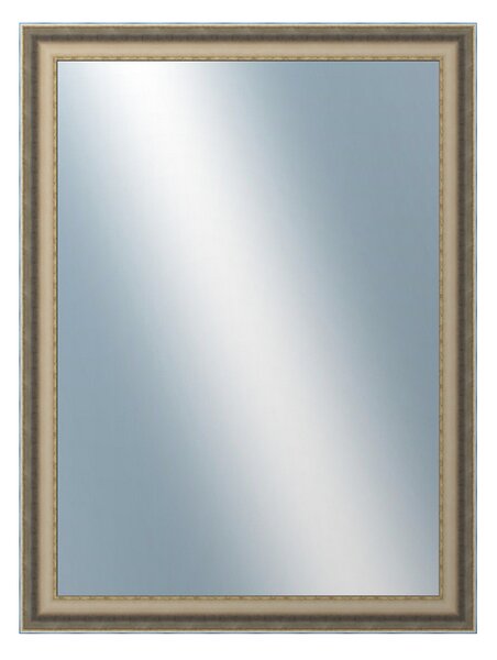 DANTIK - Zrkadlo v rámu, rozmer s rámom 60x80 cm z lišty DOPRODEJMETAL AG prehnutá veľká (3025)