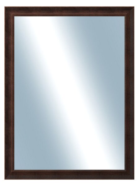 DANTIK - Zrkadlo v rámu, rozmer s rámom 60x80 cm z lišty KOSTELNÍ malá hnedá (3165)