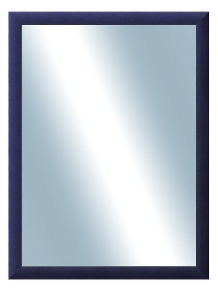 DANTIK - Zrkadlo v rámu, rozmer s rámom 60x80 cm z lišty LEDVINKA modrá (1444)