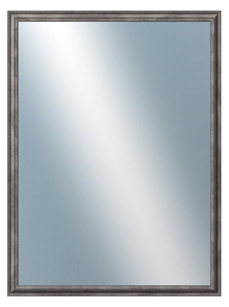 DANTIK - Zrkadlo v rámu, rozmer s rámom 60x80 cm z lišty TRITON cín (2146)
