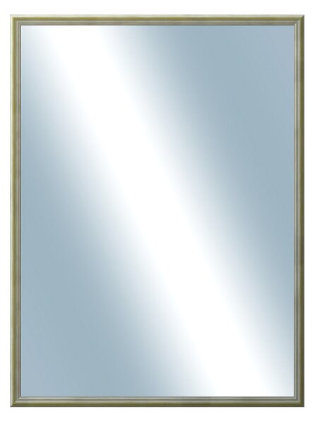 DANTIK - Zrkadlo v rámu, rozmer s rámom 60x80 cm z lišty Y-ka žltá linka (3127)