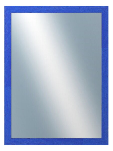 DANTIK - Zrkadlo v rámu, rozmer s rámom 60x80 cm z lišty RETRO modrá (2532)