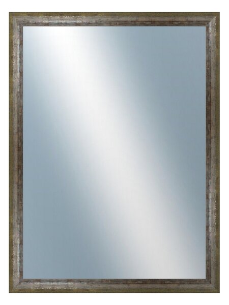 DANTIK - Zrkadlo v rámu, rozmer s rámom 60x80 cm z lišty NEVIS zelená (3054)