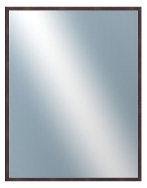 DANTIK - Zrkadlo v rámu, rozmer s rámom 70x90 cm z lišty FC hnedá vysoká (2184)