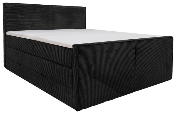 BOXSPRINGOVÁ POSTEĽ, 180/200 cm, čierna Livetastic - Online Only spálne, Online Only