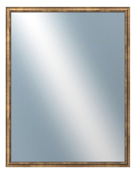 DANTIK - Zrkadlo v rámu, rozmer s rámom 70x90 cm z lišty TRITON zlatá (2142)
