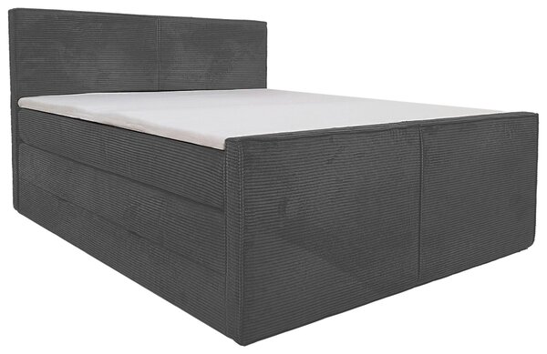 BOXSPRINGOVÁ POSTEĽ, 180/200 cm, sivá Livetastic - Online Only spálne, Online Only