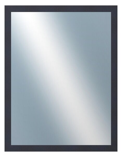 DANTIK - Zrkadlo v rámu, rozmer s rámom 70x90 cm z lišty 4020 šedá (2768)
