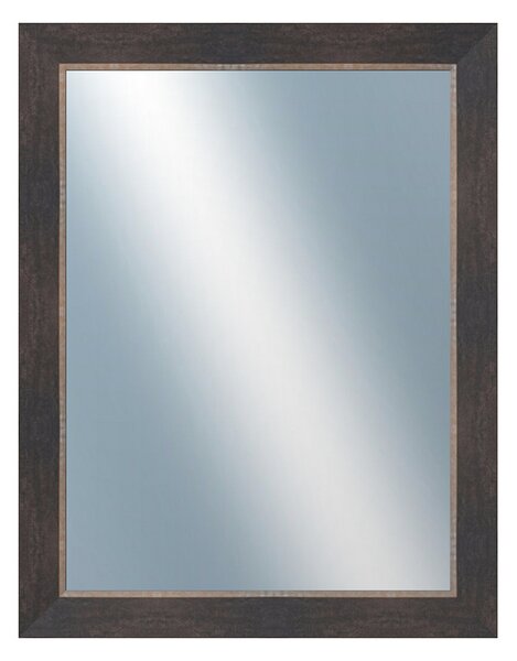DANTIK - Zrkadlo v rámu, rozmer s rámom 70x90 cm z lišty TOMAS čierna veľká (3031)