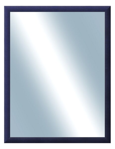 DANTIK - Zrkadlo v rámu, rozmer s rámom 70x90 cm z lišty LEDVINKA modrá (1444)
