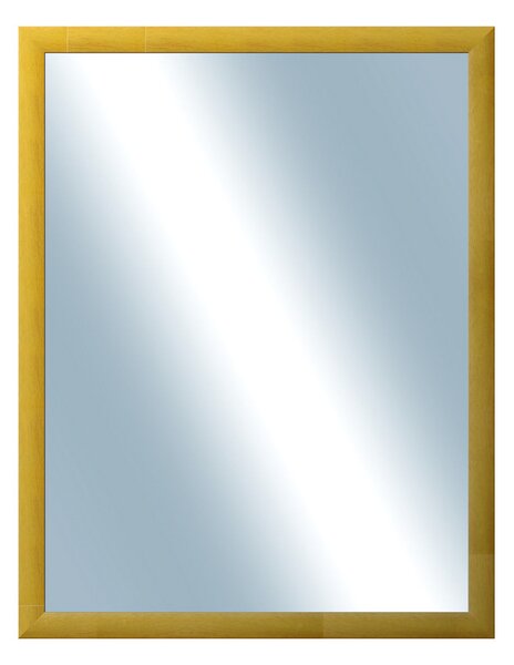DANTIK - Zrkadlo v rámu, rozmer s rámom 70x90 cm z lišty LEDVINKA žltá (1439)