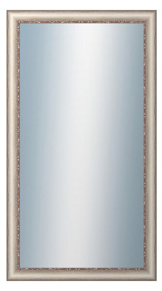 Zrkadlo v rámu Dantik 50x90cm z lišty PROVENCE biela (2652)