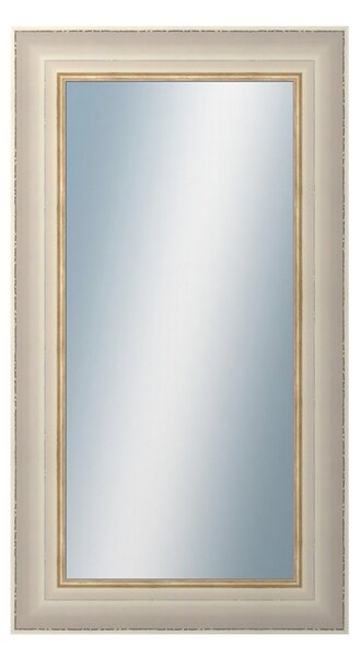 DANTIK - Zrkadlo v rámu, rozmer s rámom 50x90 cm z lišty GREECE biela (2639)