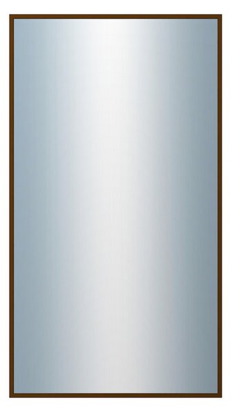 DANTIK - Zrkadlo v rámu, rozmer s rámom 50x90 cm z lišty Hliník hnedá (7269211)