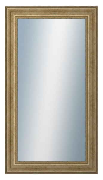 DANTIK - Zrkadlo v rámu, rozmer s rámom 50x90 cm z lišty HRAD strieborná patina (2823)