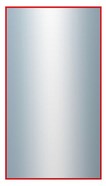 DANTIK - Zrkadlo v rámu, rozmer s rámom 50x90 cm z lišty Hliník červená (7001098)