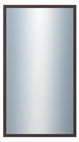 DANTIK - Zrkadlo v rámu, rozmer s rámom 50x90 cm z lišty KASETTE hnedá (2757)