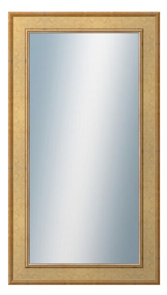 DANTIK - Zrkadlo v rámu, rozmer s rámom 50x90 cm z lišty TOOTH zlatá (2778)