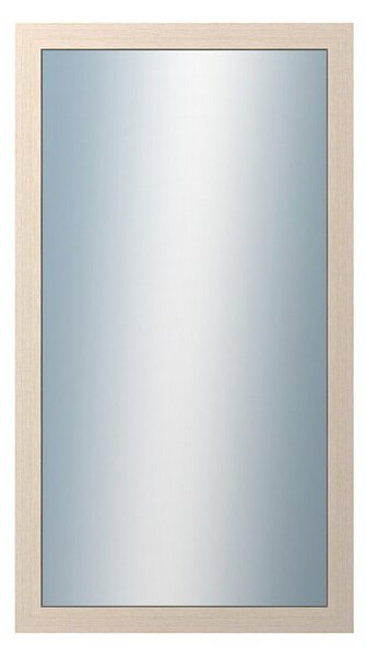 DANTIK - Zrkadlo v rámu, rozmer s rámom 50x90 cm z lišty 4020 biela prederaná (2766)