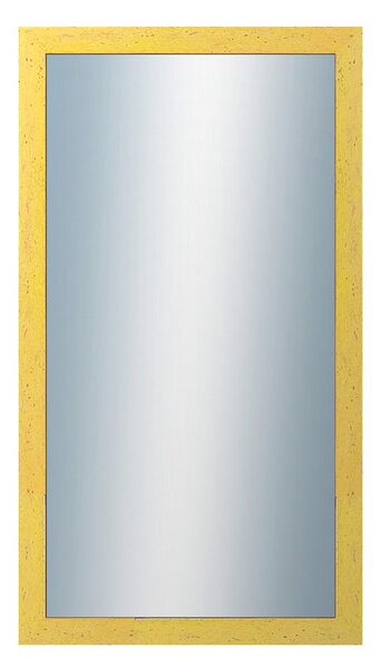 DANTIK - Zrkadlo v rámu, rozmer s rámom 50x90 cm z lišty RETRO žltá (2533)
