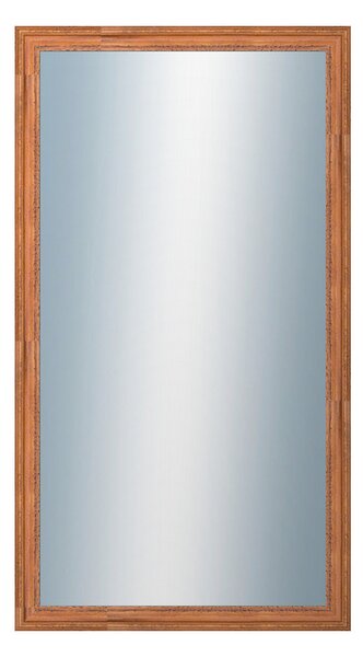 DANTIK - Zrkadlo v rámu, rozmer s rámom 50x90 cm z lišty LYON hnedá (2750)