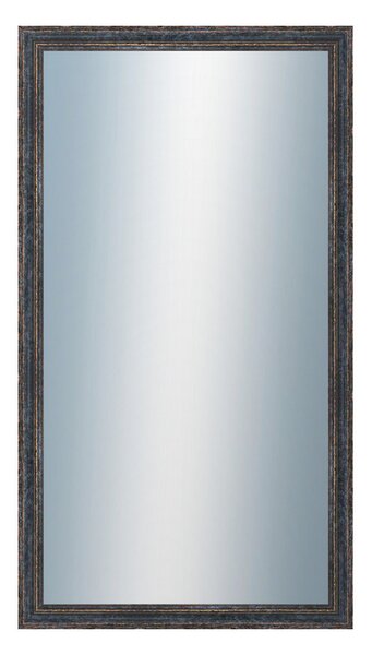 DANTIK - Zrkadlo v rámu, rozmer s rámom 50x90 cm z lišty LYON čierna (2705)
