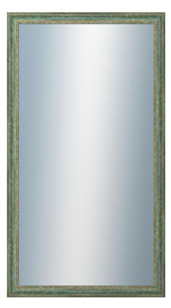 DANTIK - Zrkadlo v rámu, rozmer s rámom 50x90 cm z lišty LYON zelená (2706)