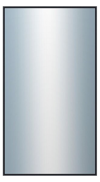 DANTIK - Zrkadlo v rámu, rozmer s rámom 50x90 cm z lišty Hliník čierna (7002021)