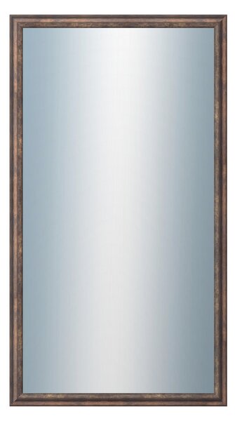 DANTIK - Zrkadlo v rámu, rozmer s rámom 50x90 cm z lišty TRITON meď antik (2141)