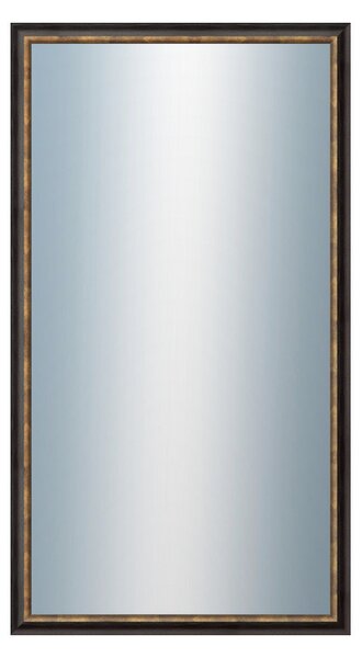 DANTIK - Zrkadlo v rámu, rozmer s rámom 50x90 cm z lišty TRITON čierna (2139)