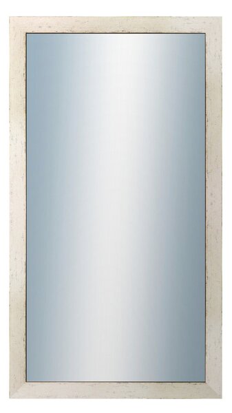 DANTIK - Zrkadlo v rámu, rozmer s rámom 50x90 cm z lišty RETRO biela (2531)