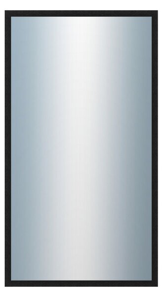 DANTIK - Zrkadlo v rámu, rozmer s rámom 50x90 cm z lišty KASETTE čierna (2759)