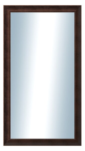 DANTIK - Zrkadlo v rámu, rozmer s rámom 50x90 cm z lišty KOSTELNÍ malá hnedá (3165)