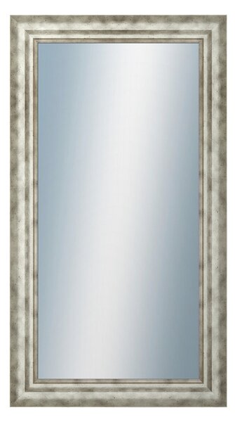 DANTIK - Zrkadlo v rámu, rozmer s rámom 50x90 cm z lišty TRITON široký strieborný (2950)