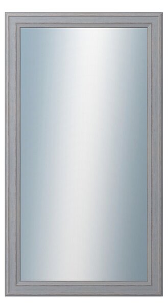 DANTIK - Zrkadlo v rámu, rozmer s rámom 50x90 cm z lišty STEP šedá (3019)