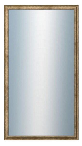 DANTIK - Zrkadlo v rámu, rozmer s rámom 50x90 cm z lišty TRITON biely bronz (2140)