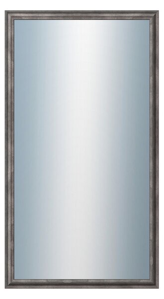 DANTIK - Zrkadlo v rámu, rozmer s rámom 50x90 cm z lišty TRITON cín (2146)