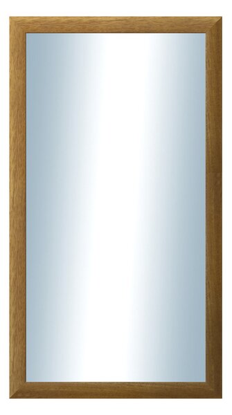 DANTIK - Zrkadlo v rámu, rozmer s rámom 50x90 cm z lišty LEDVINKA hnedá (1441)